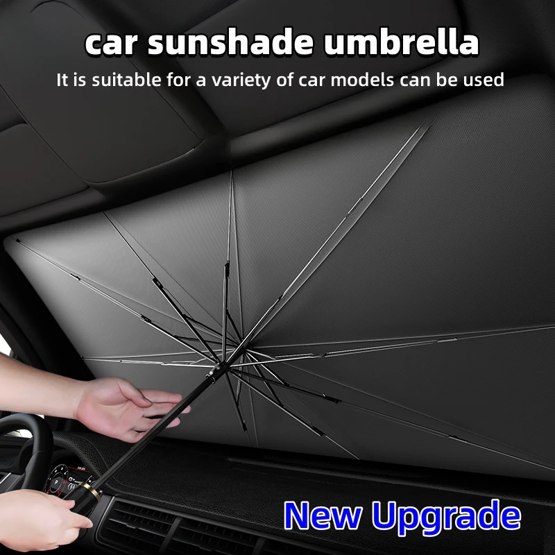 Car Sunshade Windshield Umbrella Foldable - Multifunctionele, handige opvouwbare autozonneschermen, interieurbescherming, accessoire,