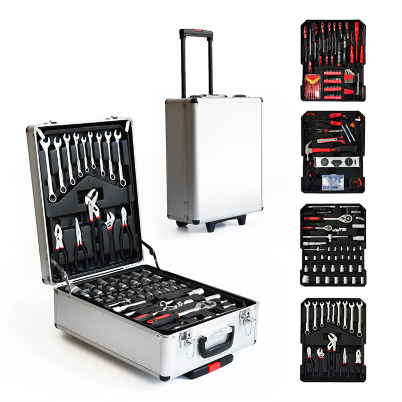 Auto Repair Tools - 186-delige aluminium koffer trolley mechanische autoreparatie