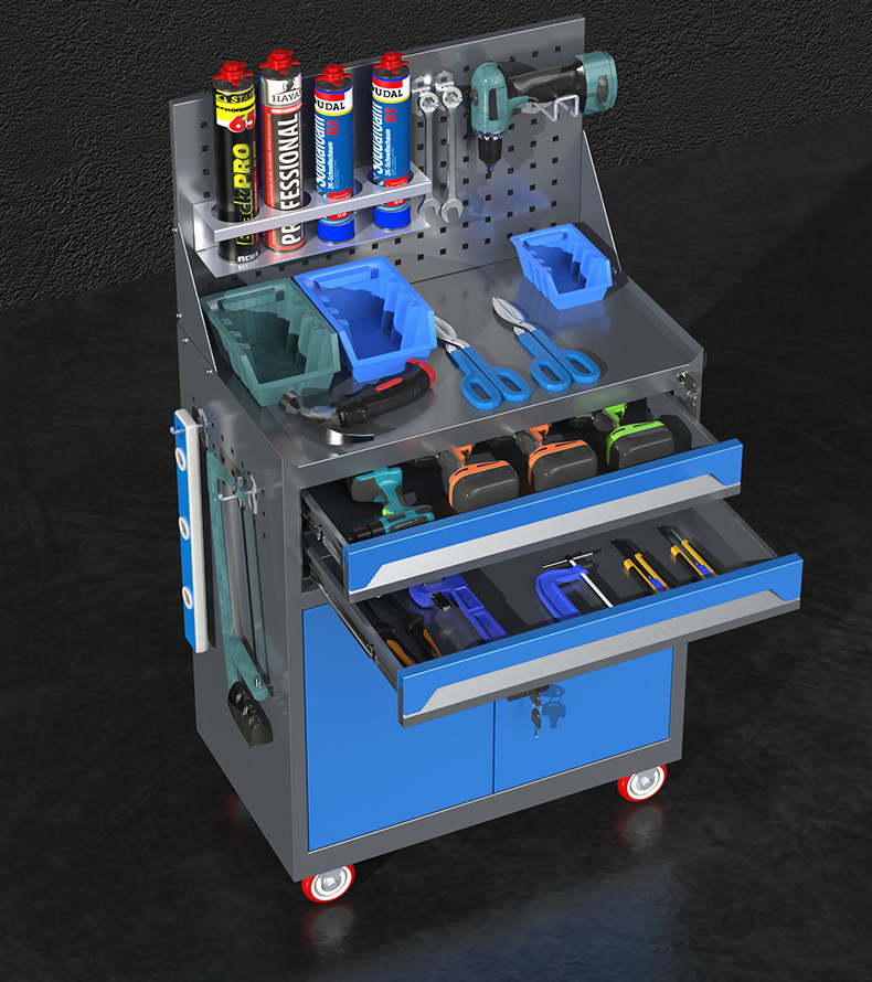 Auto Repair Tools - Multifunctionele mobiele kast voor zwaar gereedschap,