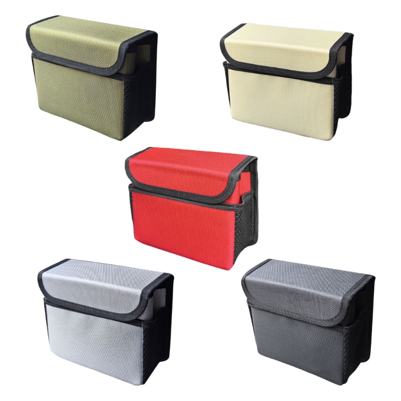 Waterproof Car Trash Can With Lid - Auto-achterbankorganizer Opbergtas Prullenbak Auto-organizer Waterdicht R6FB