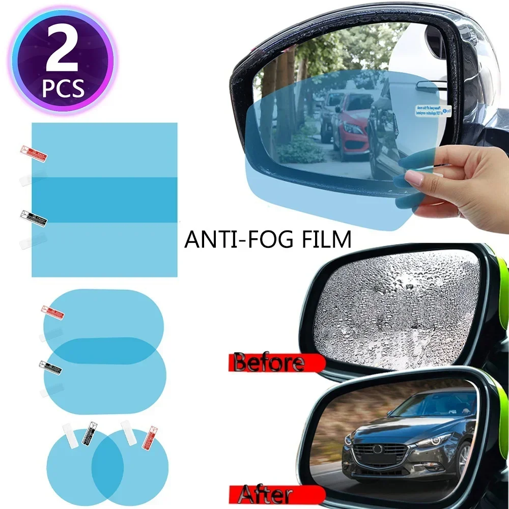 Anti Glare Car Rearview Mirror Film - Beschermfolie voor achteruitkijkspiegel van auto, anti-condens