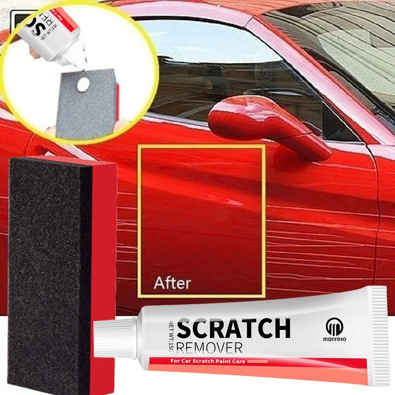 Car Scratch Repair Polishing Wax Paste - Autoreparatiegereedschap Krasreparatie Wax Kit Slijppasta Verfverzorging