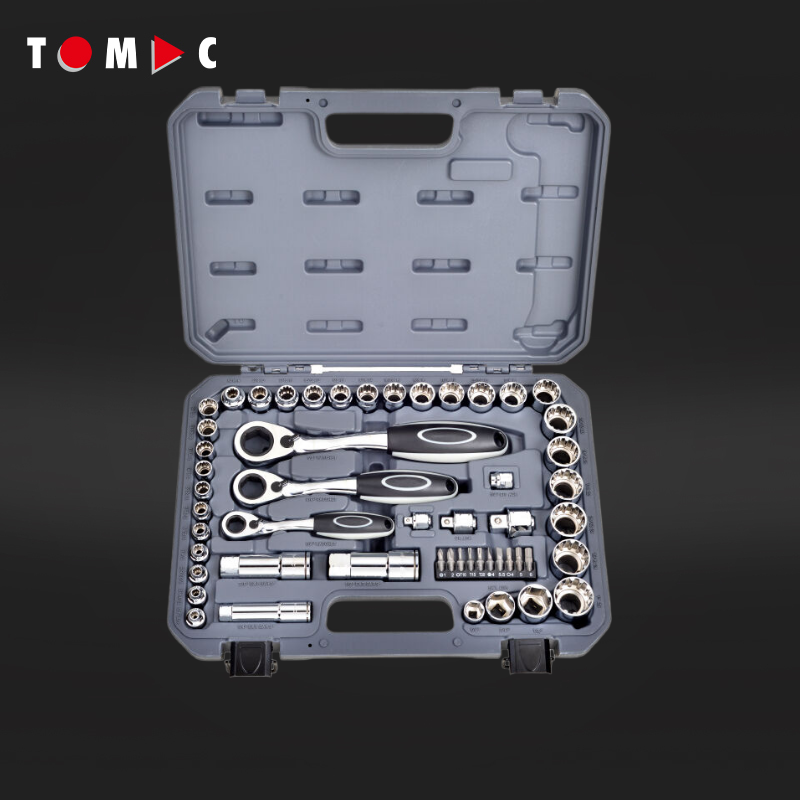 Auto Repair Tools - TOMAC 52-delige chroomvanadium steeksleutelset autosleutelset voor