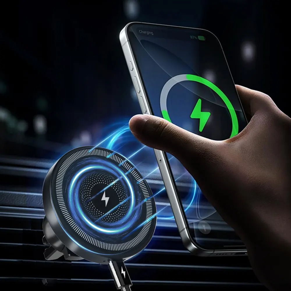 Magnetische draadloze autolade - Magnetic Phone Holder For Car Vent recensie en prijs