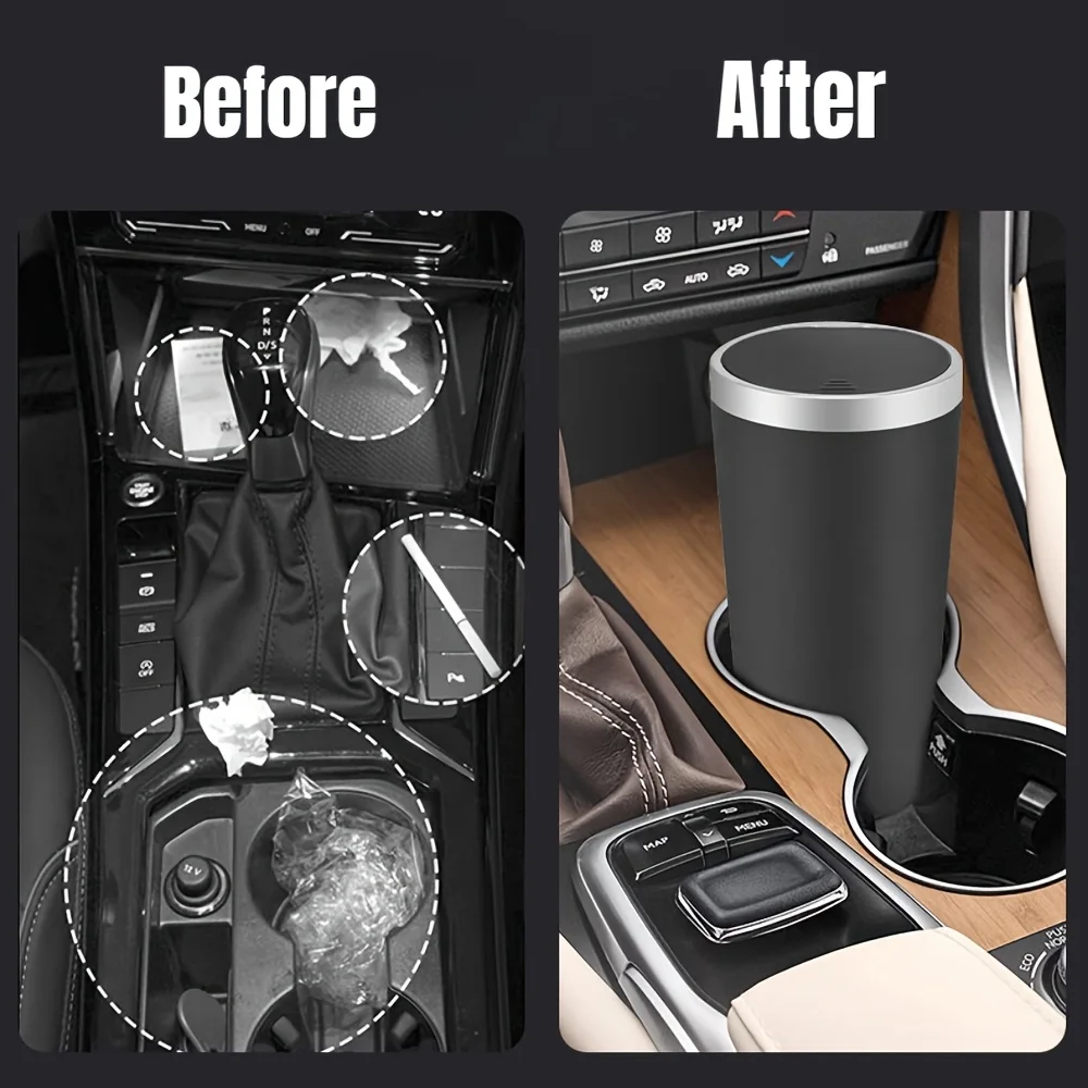 voor bekerhouders Opslag Compa - Waterproof Car Trash Can With Lid recensie en prijs