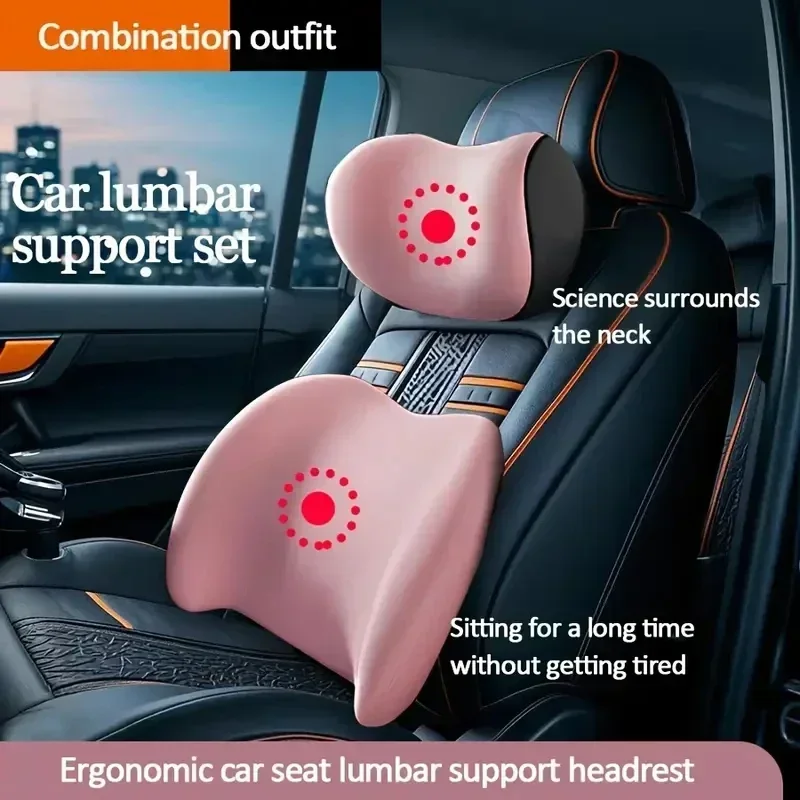 Universele auto hoofdsteun nek - Memory Foam Car Neck Pillow Lumbar Support recensie en prijs