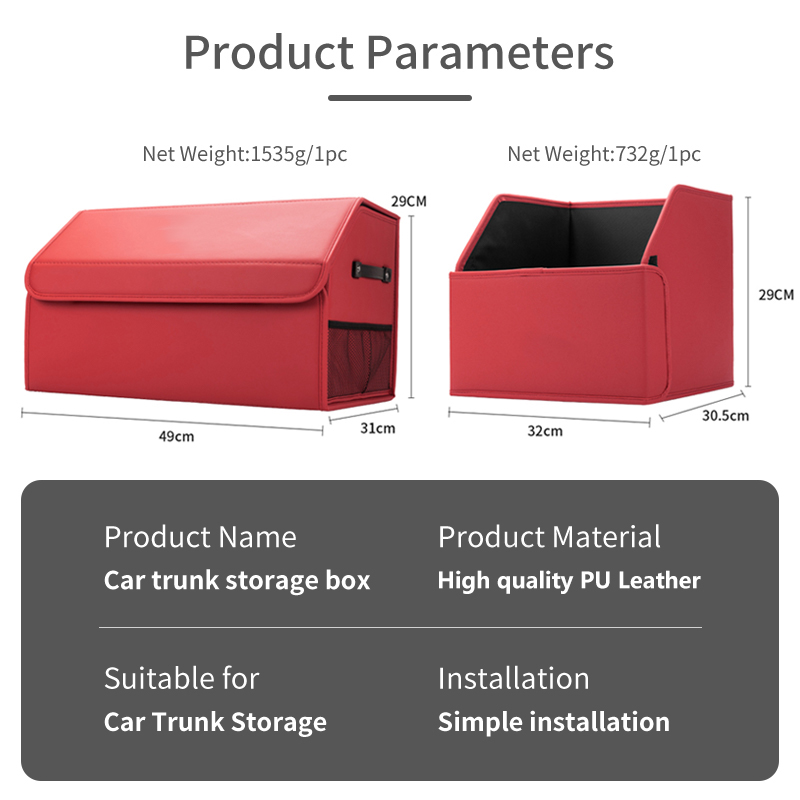 Voor Porsche Cayenne Macan Pan - Car Trunk Organizer Foldable Storage Box recensie en prijs