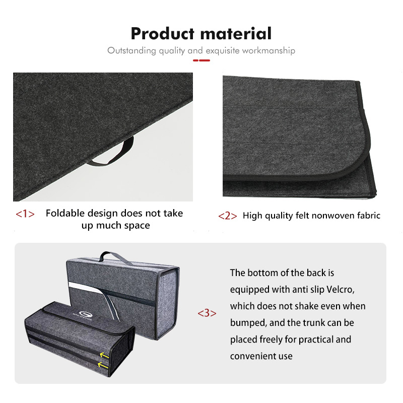 Opvouwbare vilten auto-kofferb - Car Trunk Organizer Foldable Storage Box recensie en prijs
