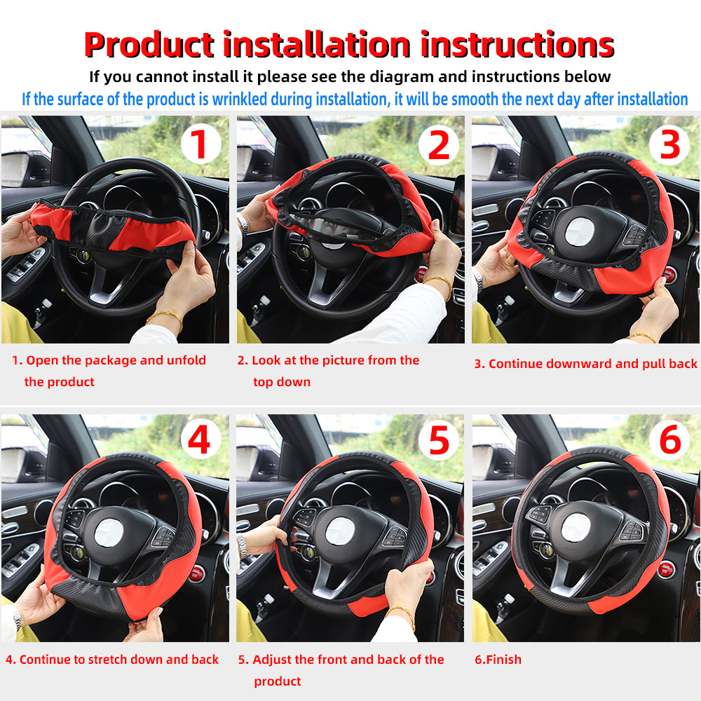 Ademende antislip PU lederen a - Car Steering Wheel Cover Anti Slip Breathable recensie en prijs