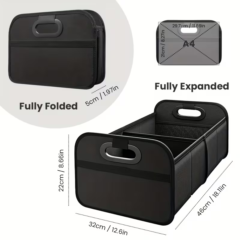 Opvouwbare draagbare kofferbak - Car Trunk Organizer Foldable Storage Box recensie en prijs