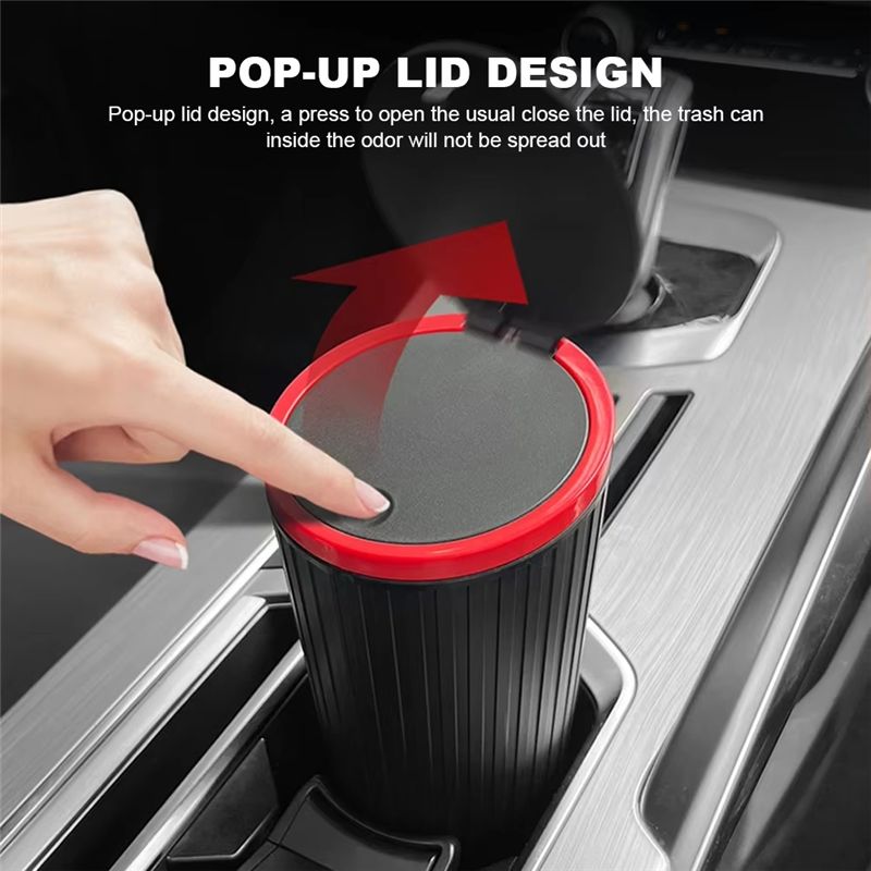 A60E-Press Type auto-afvalbak  - Waterproof Car Trash Can With Lid recensie en prijs