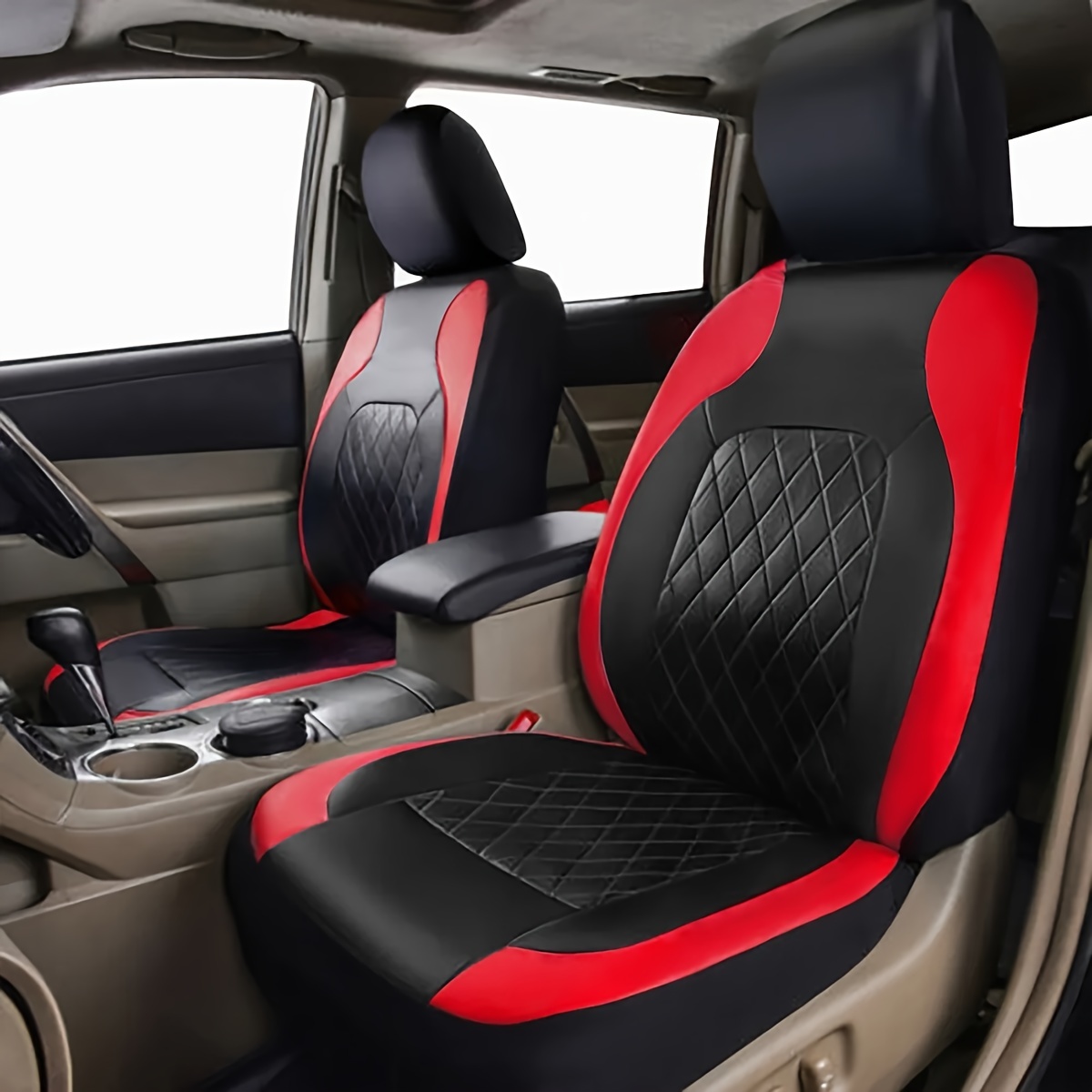 Nieuwe autostoelhoezen met gew - Leather Car Seat Covers Full Set Universal recensie en prijs