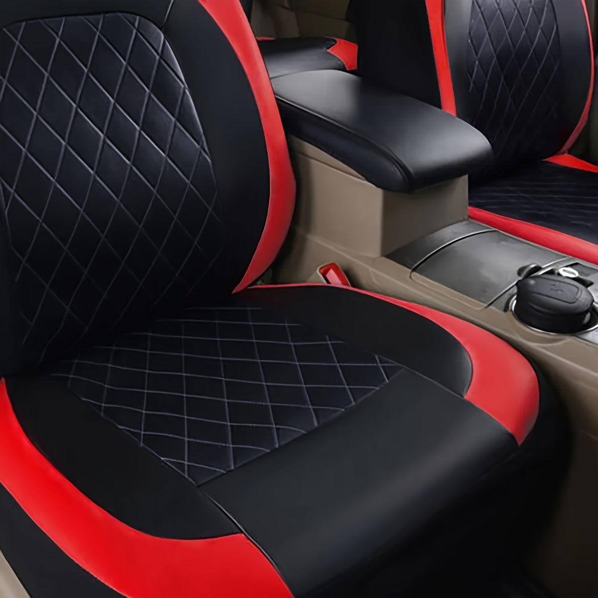 Nieuwe autostoelhoezen met gew - Leather Car Seat Covers Full Set Universal recensie en prijs