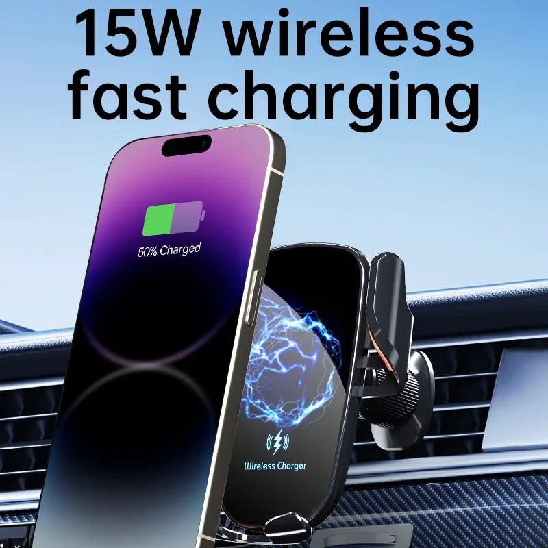 Automatische klemming draadloz - Wireless Car Charger Mount Fast Charging recensie en prijs