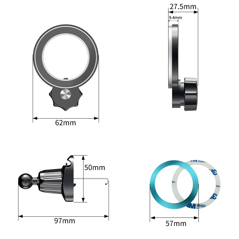 Magnetische auto telefoonhoude - Magnetic Phone Holder For Car Vent recensie en prijs