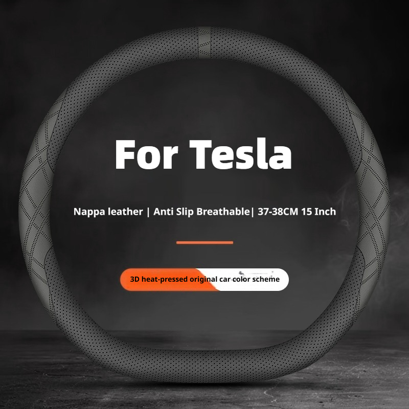 Voor Tesla Model 3 2017-2022 G - Car Steering Wheel Cover Anti Slip Breathable recensie en prijs