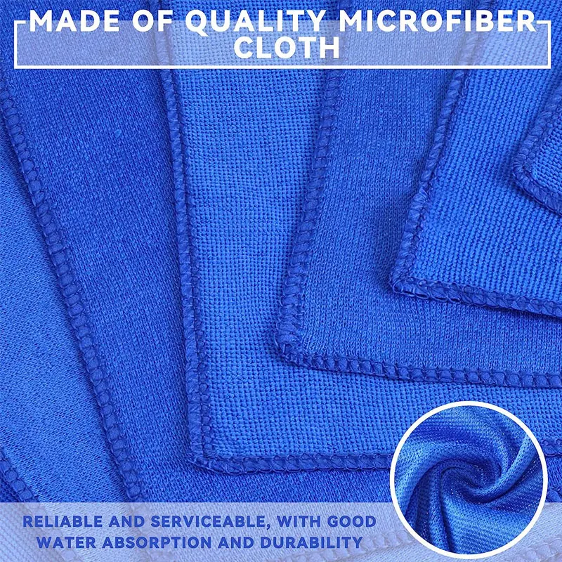 10/200PCS Microfiber Car Clean - Microfiber Car Drying Towel Super Absorbent recensie en prijs