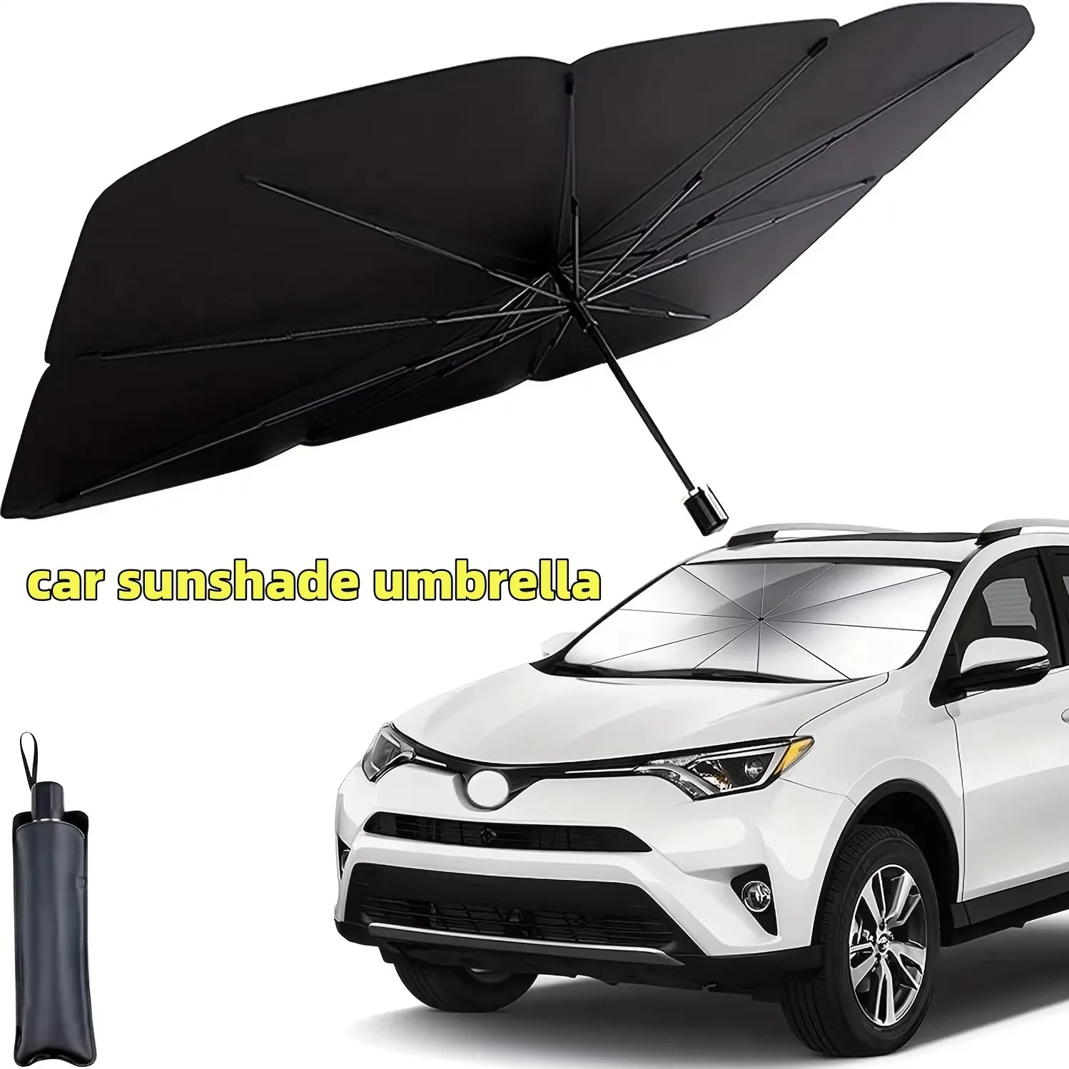 Multifunctionele, handige opvo - Car Sunshade Windshield Umbrella Foldable recensie en prijs