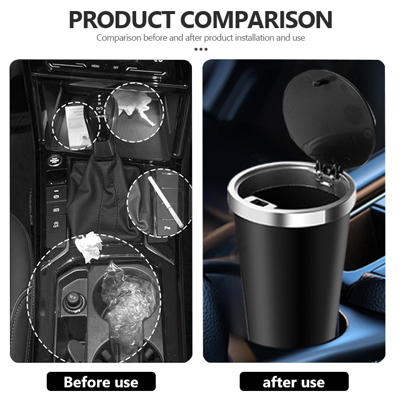 Auto Afvalbak Mini Waterdichte - Waterproof Car Trash Can With Lid recensie en prijs
