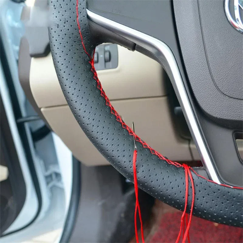 Universele Lederen Auto Stuur  - Car Steering Wheel Cover Anti Slip Breathable recensie en prijs