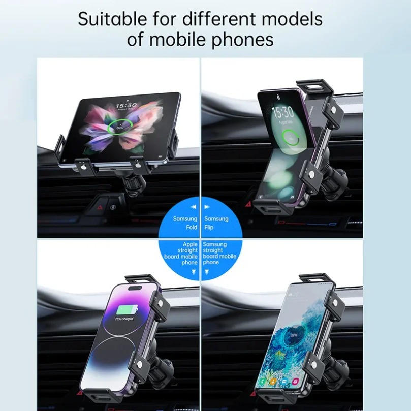 Draadloze snellader voor auto  - Wireless Car Charger Mount Fast Charging recensie en prijs