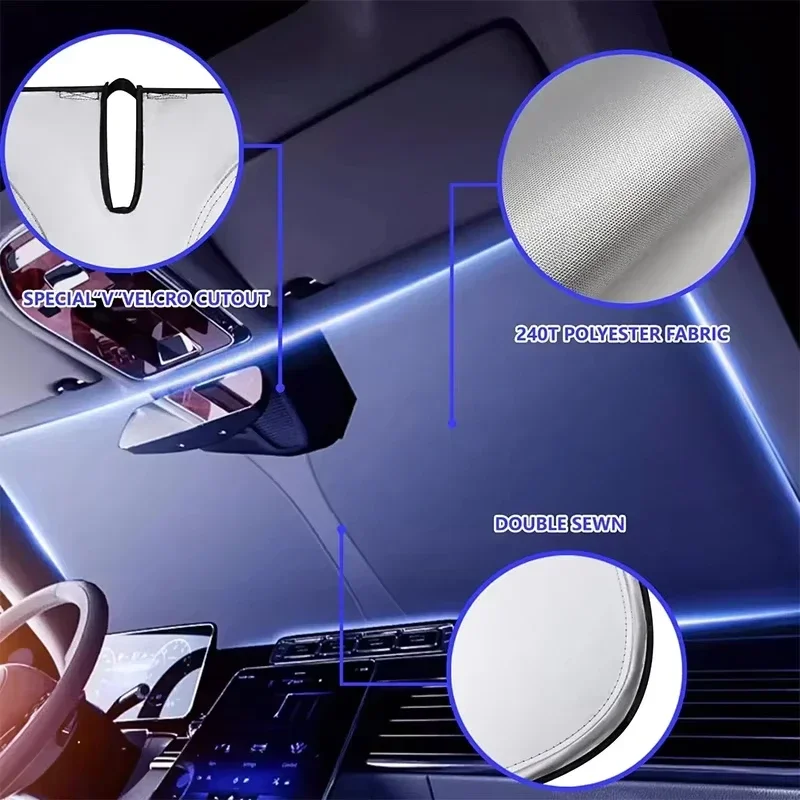 Autozonnescherm voorruit, opvo - Car Sunshade Windshield Umbrella Foldable recensie en prijs