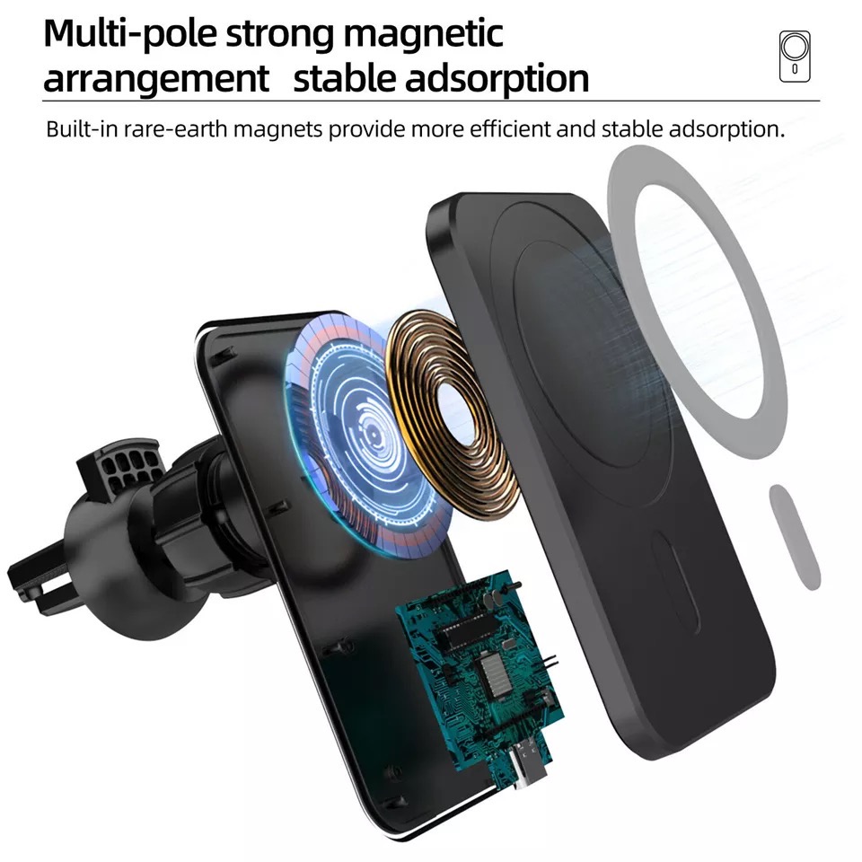 Draadloze Oplader Magnetische  - Wireless Car Charger Mount Fast Charging recensie en prijs