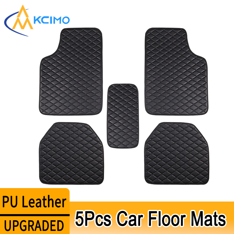 Kcimo 5-delige auto vloermatte - Car Floor Mats Universal Waterproof Leather recensie en prijs