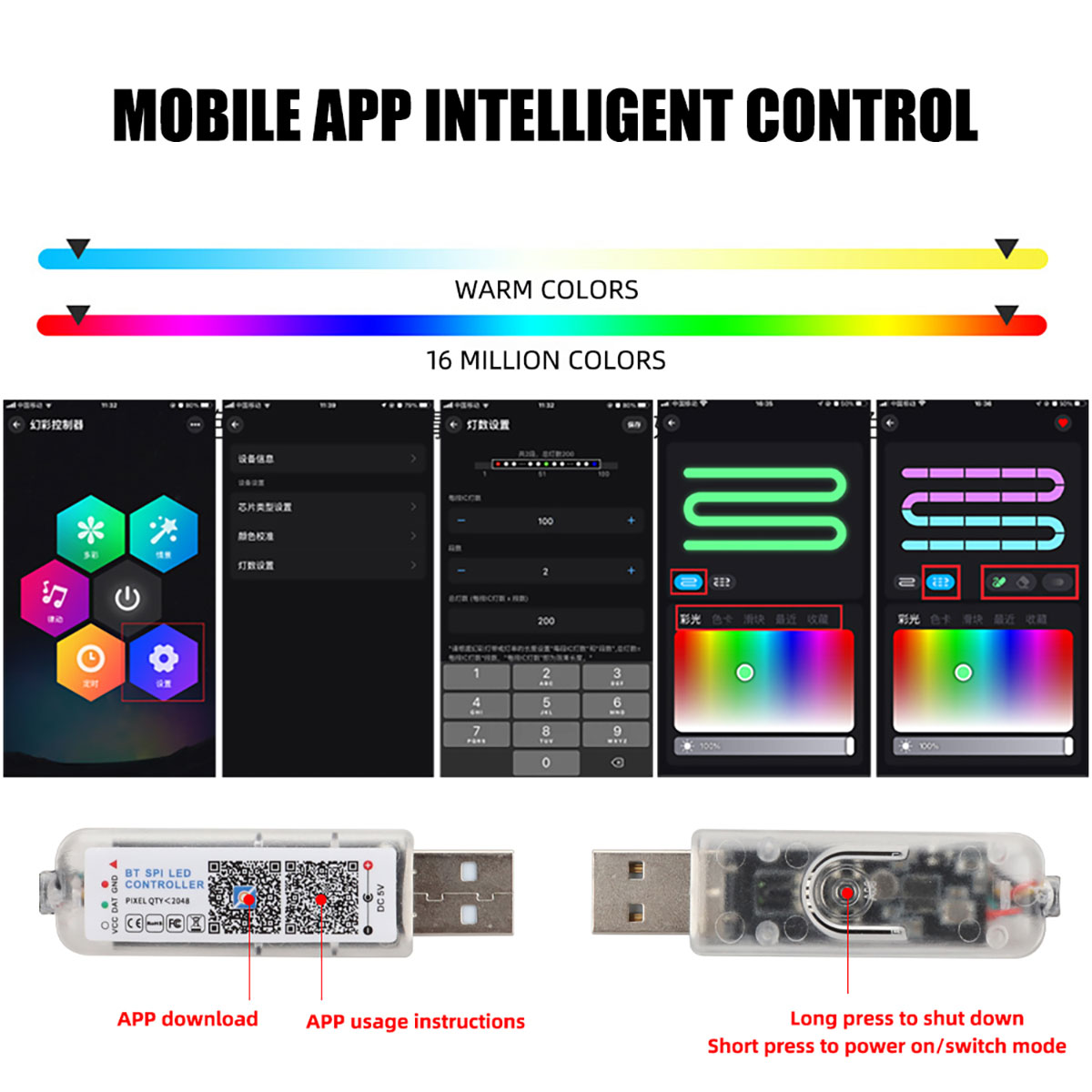 6/10 in 1 Auto Led Omgevingsve - Led Ambient Interior Car Lights App Control recensie en prijs