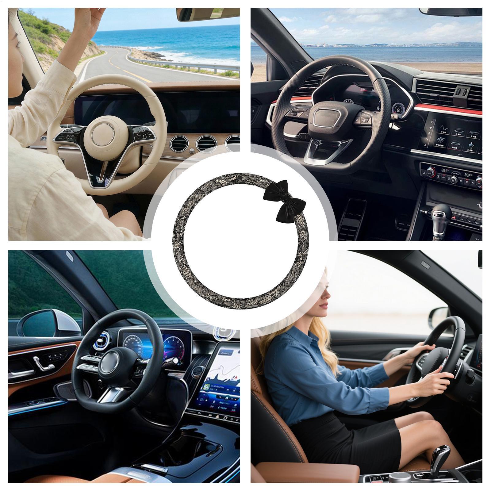 Leuke strikkant autostuurhoes  - Car Steering Wheel Cover Anti Slip Breathable recensie en prijs