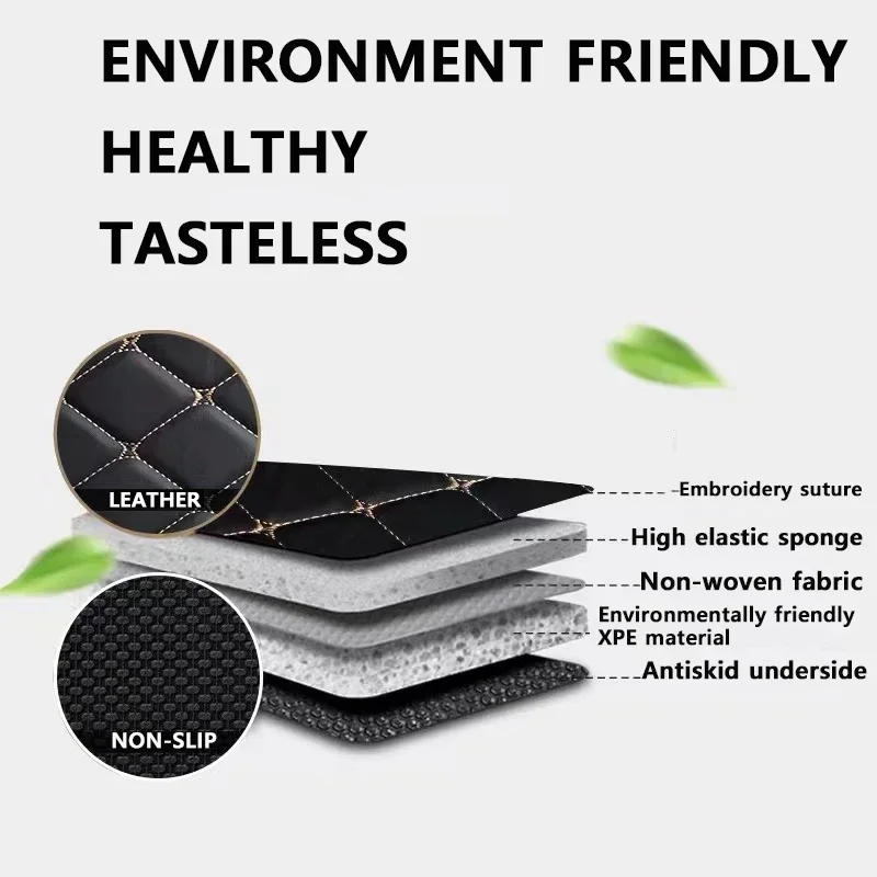 Lederen Auto Vloermatten Voor  - Car Floor Mats Universal Waterproof Leather recensie en prijs