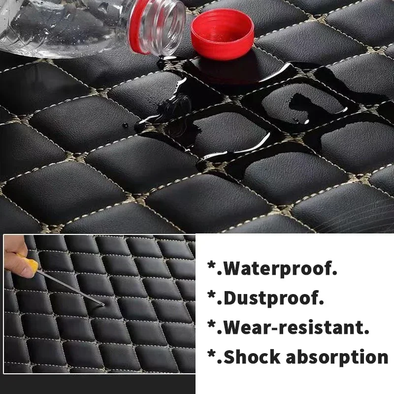 Lederen Auto Vloermatten Voor  - Car Floor Mats Universal Waterproof Leather recensie en prijs