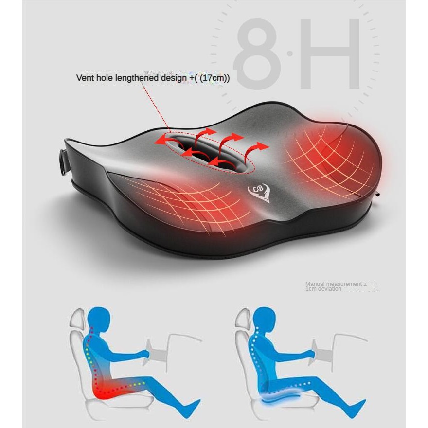 Traagschuim Bureaustoel Kussen - Memory Foam Car Neck Pillow Lumbar Support recensie en prijs