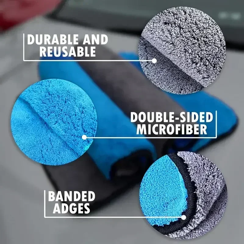 Autowasdoek 1/5 stuks Microvez - Microfiber Car Drying Towel Super Absorbent recensie en prijs