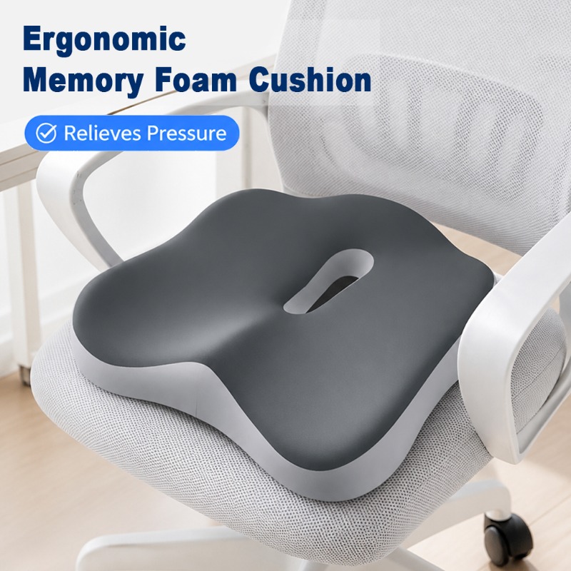 1 Stuks Ergonomisch Memory Foa - Memory Foam Car Neck Pillow Lumbar Support recensie en prijs
