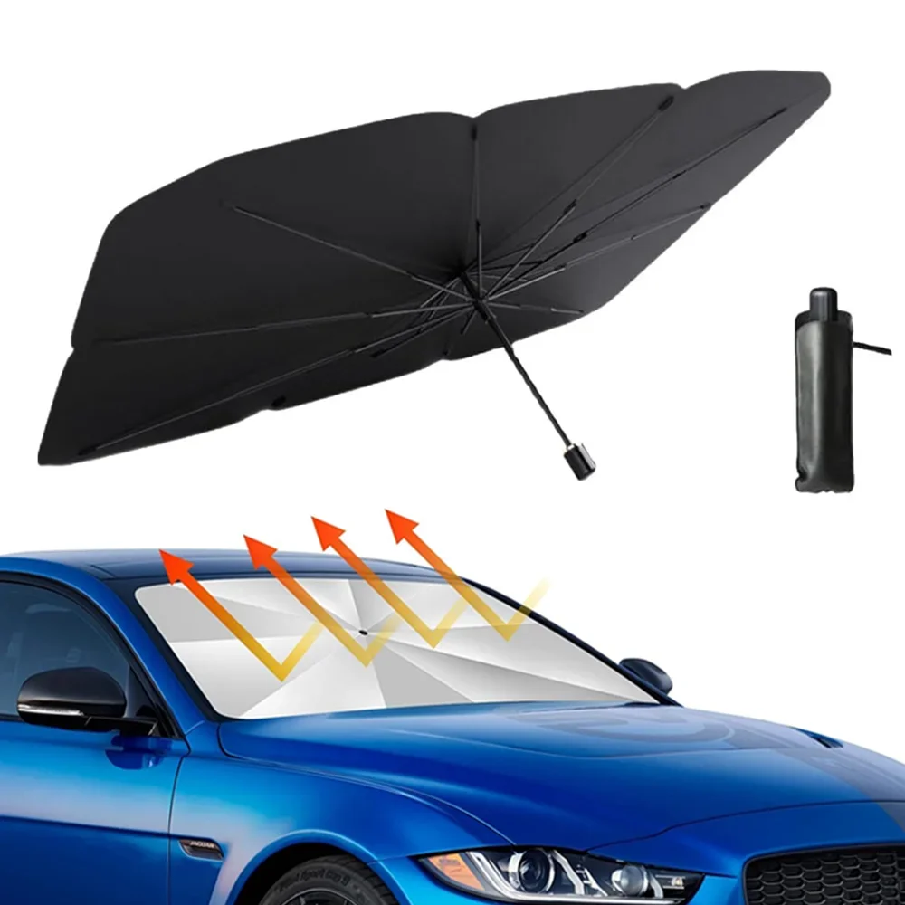 Draagbare autozonnescherm para - Car Sunshade Windshield Umbrella Foldable recensie en prijs