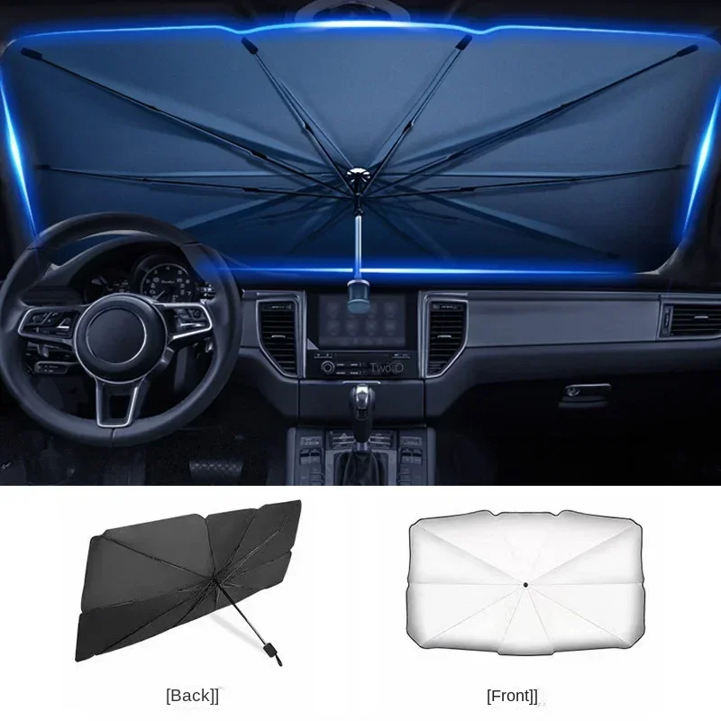 Draagbare autozonnescherm para - Car Sunshade Windshield Umbrella Foldable recensie en prijs