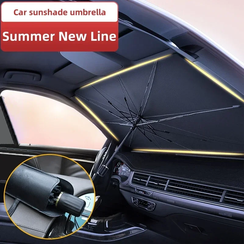 Draagbare autozonnescherm para - Car Sunshade Windshield Umbrella Foldable recensie en prijs