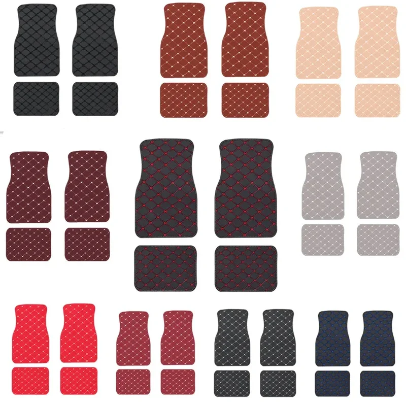 Autovloermatten 4-delige set,  - Car Floor Mats Universal Waterproof Leather recensie en prijs