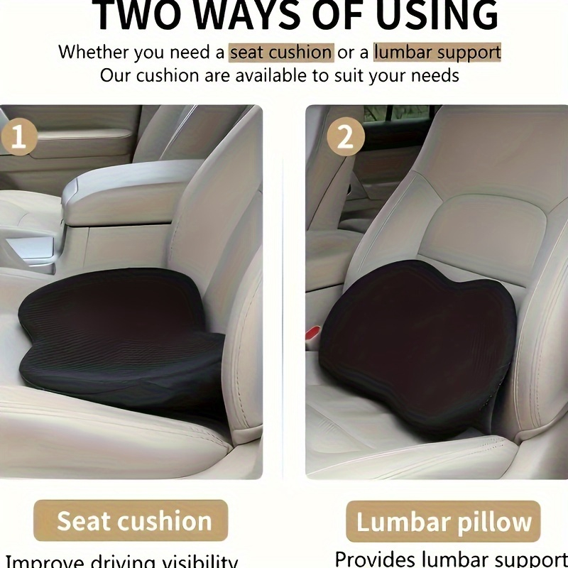 2-in-1 autostoelkussen lendens - Memory Foam Car Neck Pillow Lumbar Support recensie en prijs