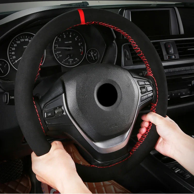 Universele 38 cm autostuurhoes - Car Steering Wheel Cover Anti Slip Breathable recensie en prijs