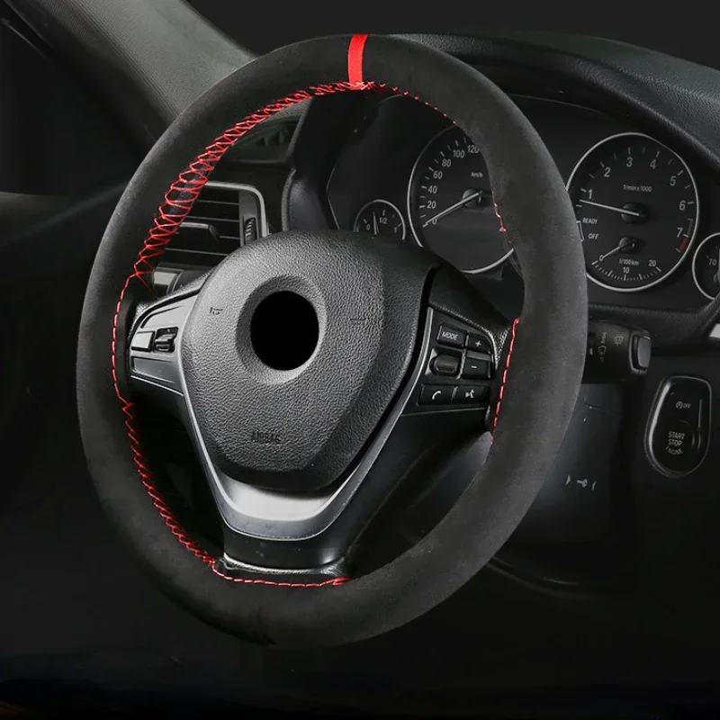 Universele 38 cm autostuurhoes - Car Steering Wheel Cover Anti Slip Breathable recensie en prijs