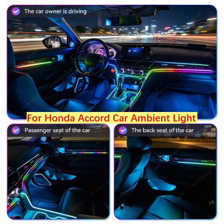 KYNCHO voor Honda Serie Auto A - Led Ambient Interior Car Lights App Control recensie en prijs