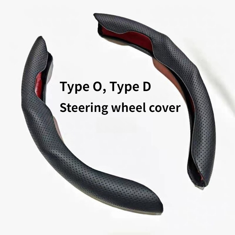 PU Lederen Auto Stuurhoes Gesc - Car Steering Wheel Cover Anti Slip Breathable recensie en prijs